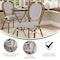 Flash Furniture Lourdes Thonet French Bistro Stacking Chair, White and Navy PE Rattan and Bamboo Print Alum Frame SDA-AD642002S-WHNVY-NAT-GG - alternate 10